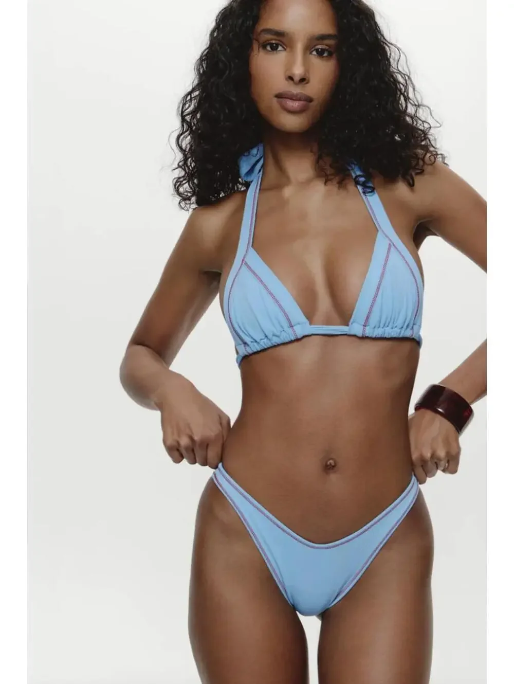 FRANKIE'S BIKINIS HARPER CHEEKY BIKINI BOTTOM